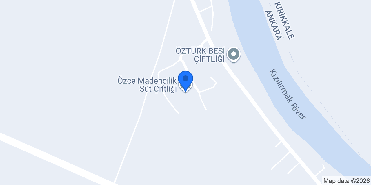 Özce Madencilik Süt Çiftliği konumu