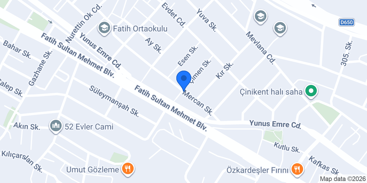 Osmanlı Pide konumu