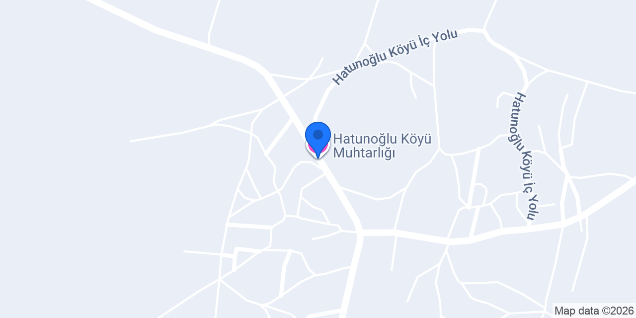 Hatunoğlu Köyü Muhtarlığı konumu