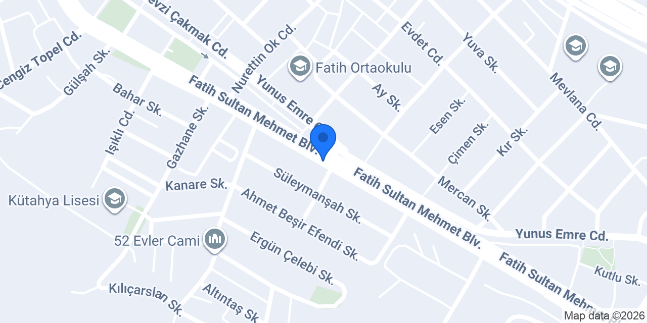 Çınar Çelik Kapı konumu