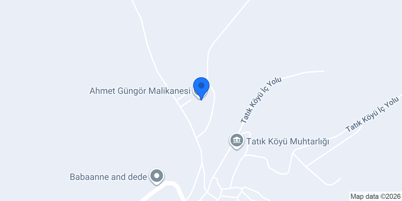 Ahmet Güngör Malikanesi konumu