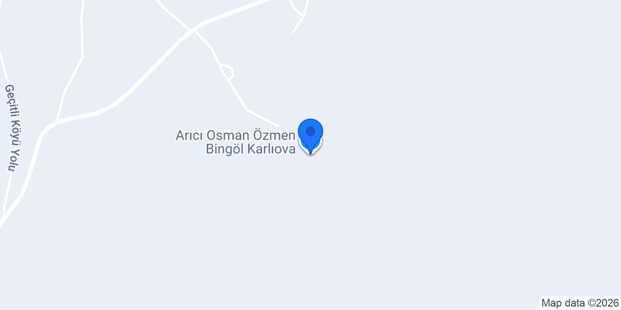 Arıcı Osman Özmen Bingöl Karlıova konumu
