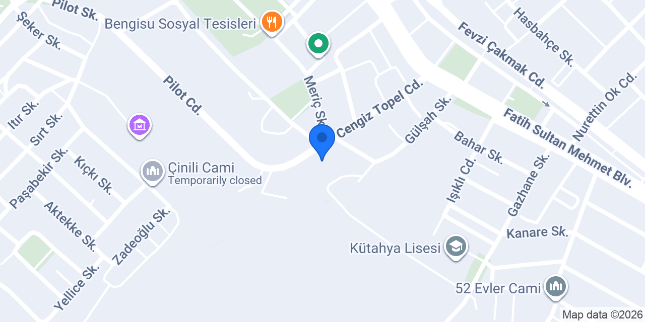 Şehitler İlkokulu konumu