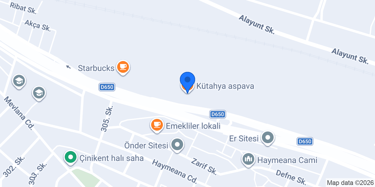 Kütahya aspava konumu