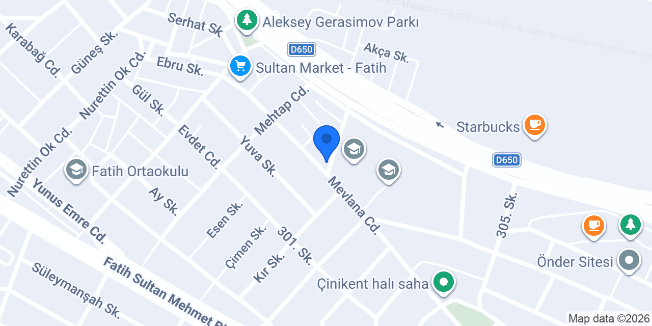 Atölye kütahya butik pasta konumu