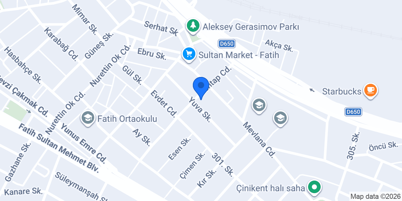 Mevsim Kuaför Salonu konumu