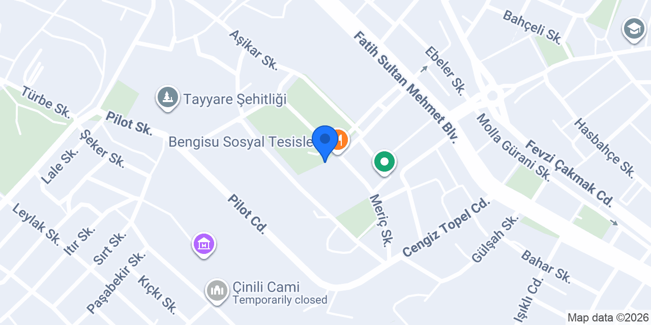 Bengisu Sosyal Tesisleri konumu