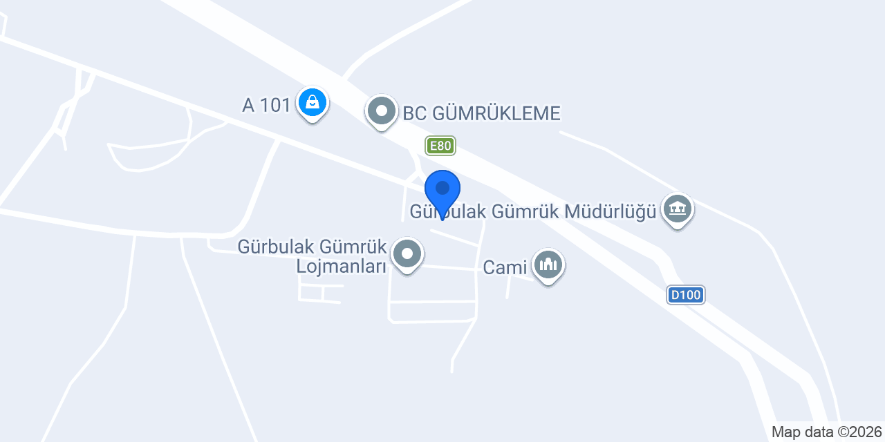 Ptt-gürbulak Şubesi konumu