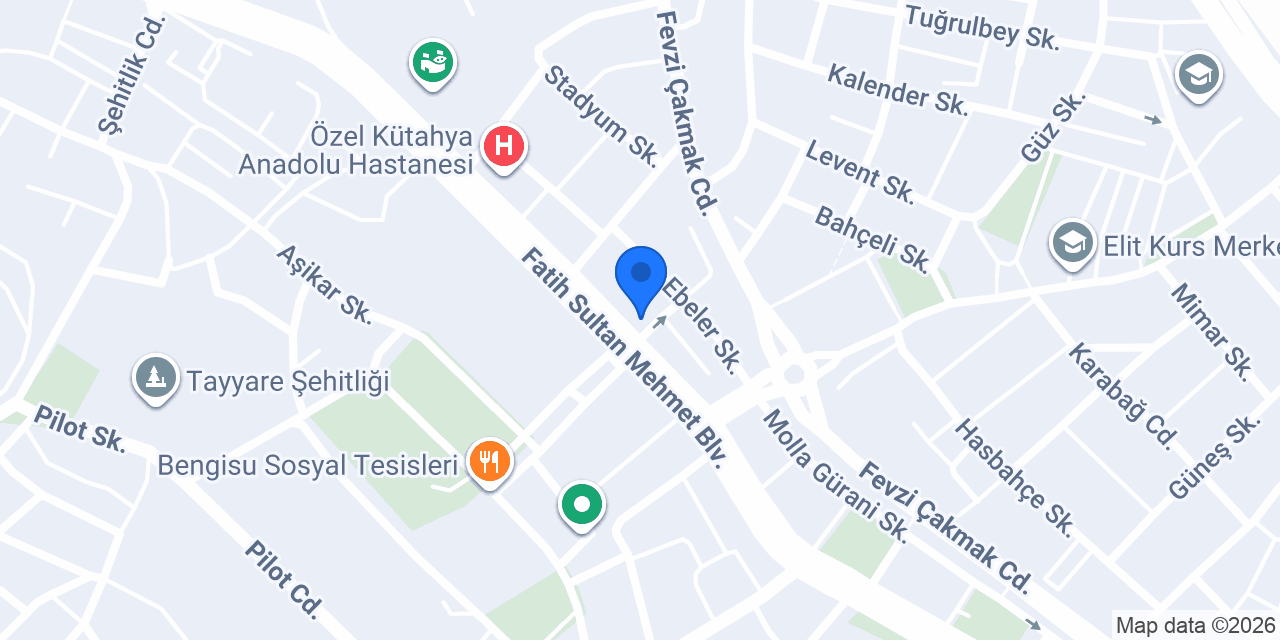 Domino's Pizza Kütahya konumu