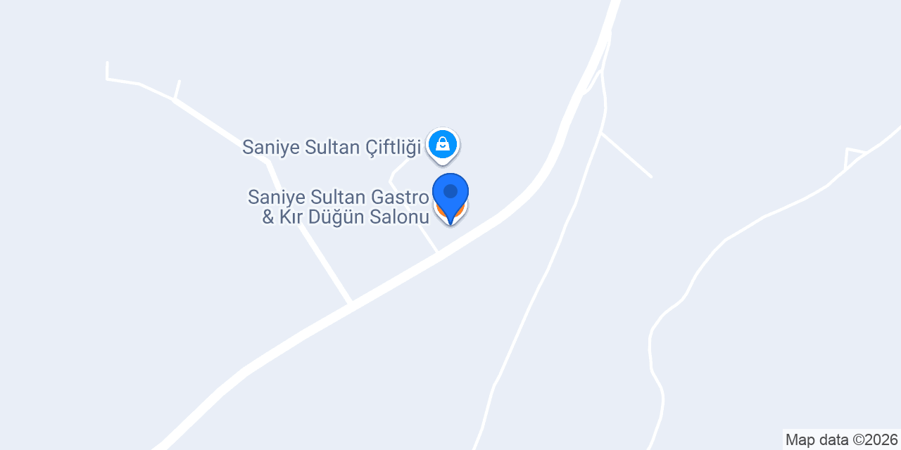 Saniye Sultan Gastro & Kır Düğün Salonu konumu