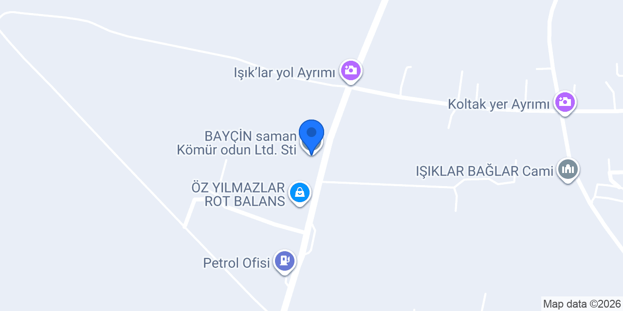 BAYÇİN saman Kömür odun Ltd. Sti konumu
