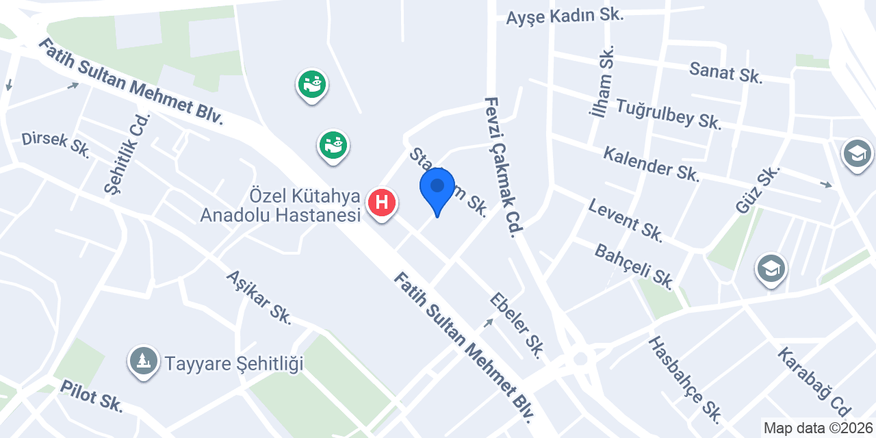 Tria Pasta Atölyesi konumu