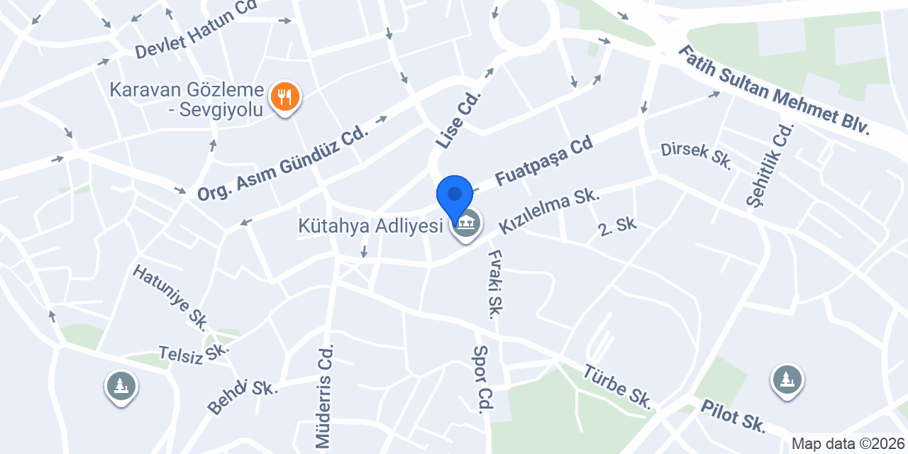 Ptt - Adliye Şb. konumu