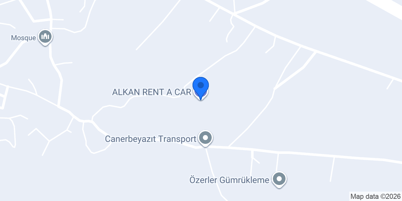 ALKAN RENT A CAR konumu