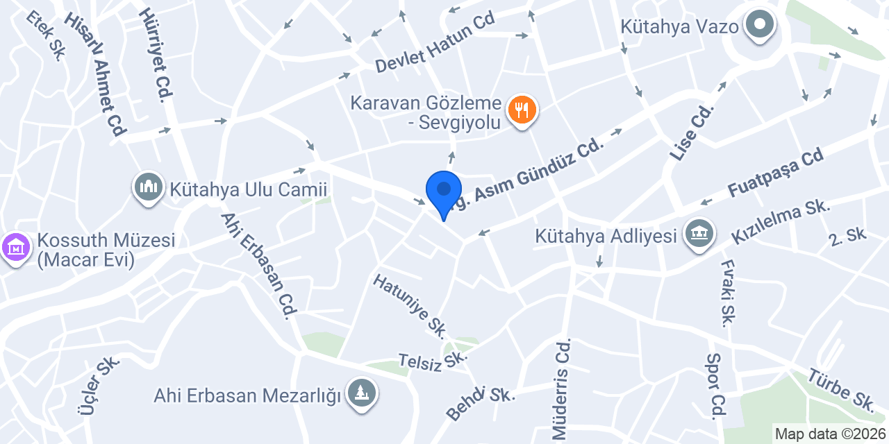Ilıca Sağlık Evi konumu