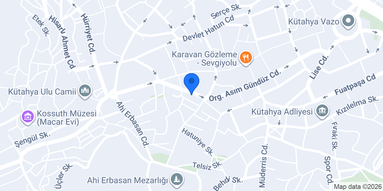 cömert optik konumu