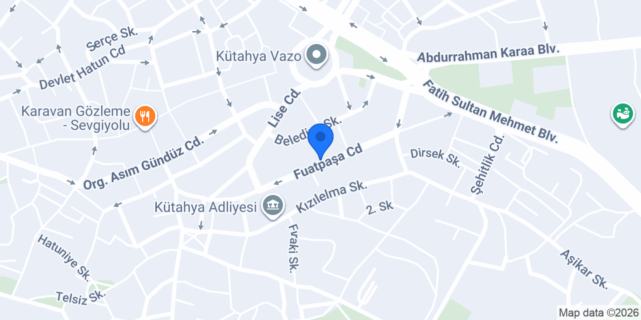 Avukat ESİN ÖZAK SEZENGÖZ konumu