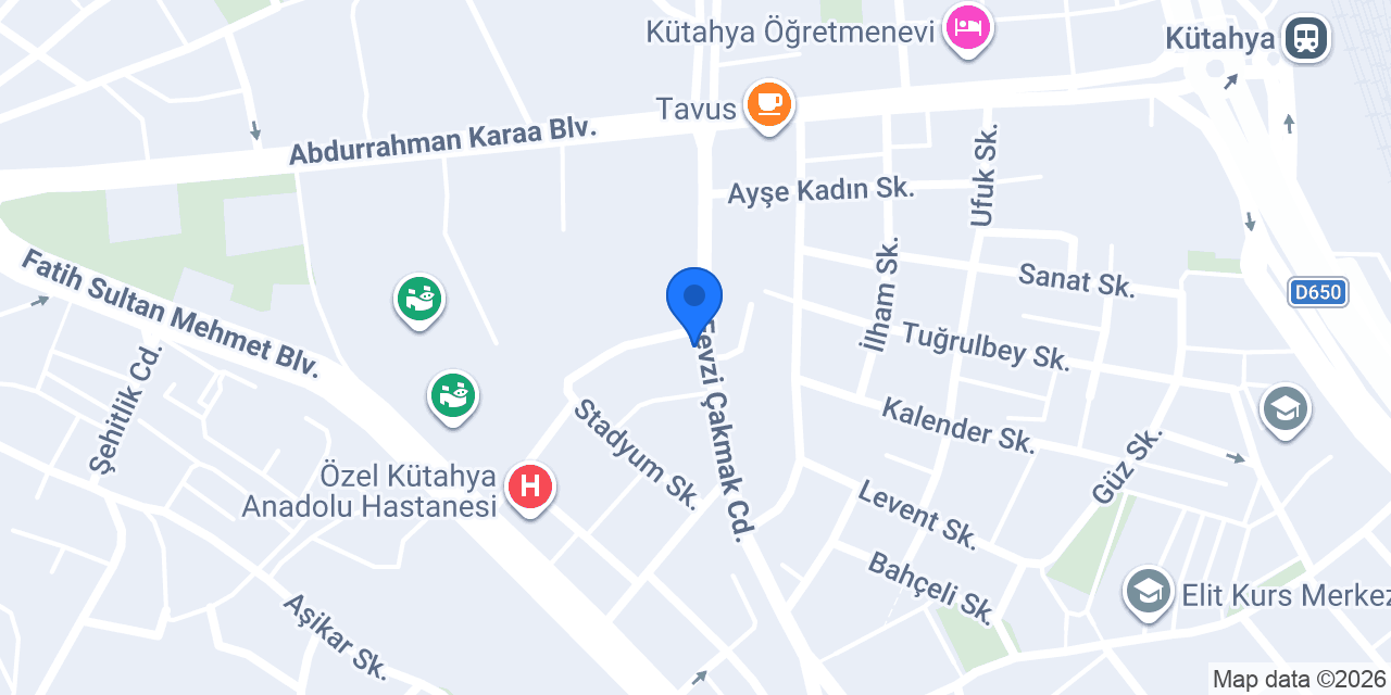 Queen waffle kütahya konumu