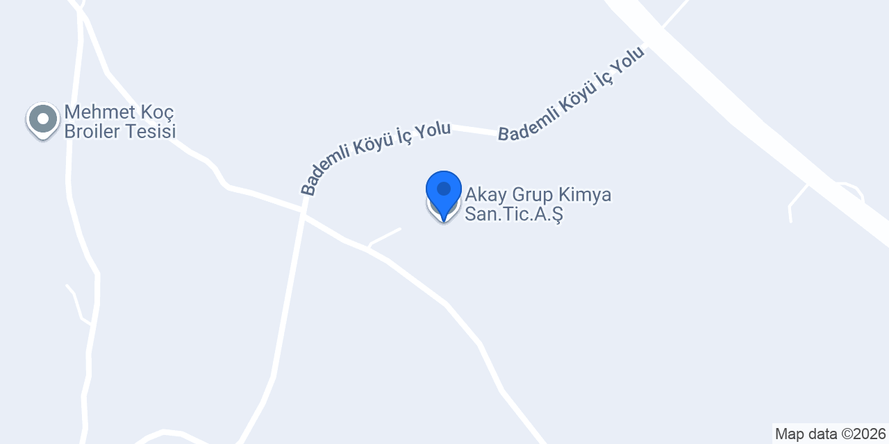 Akay Grup Kimya San.Tic.A.Ş. konumu