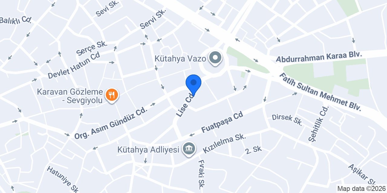 Gül Palas Vista konumu
