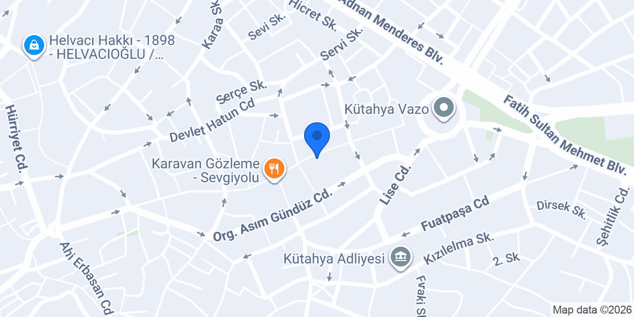 PALABIYIK OPTİK konumu