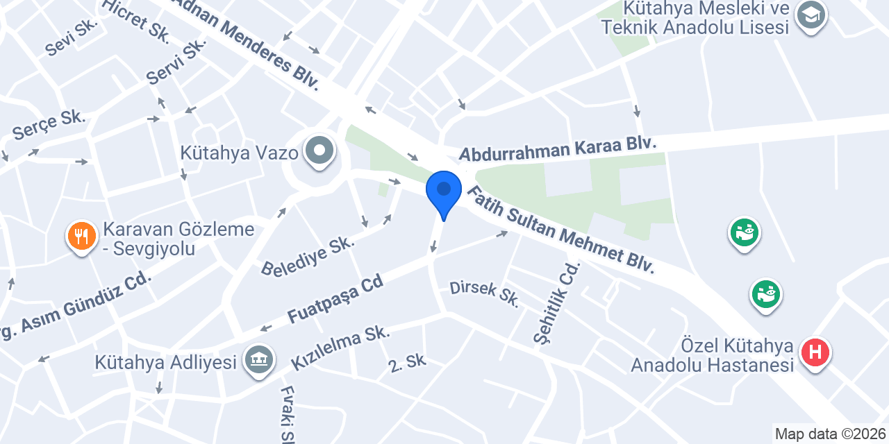 ÖZTÜRK HUKUK BÜROSU konumu