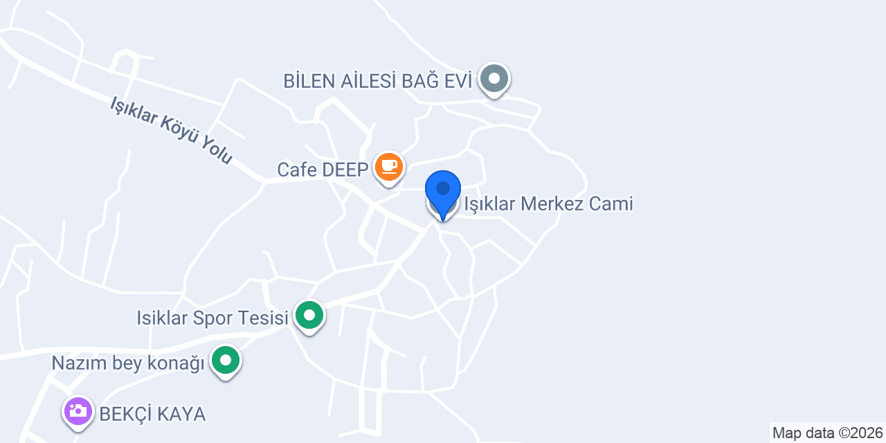 Işıklar Merkez Cami konumu