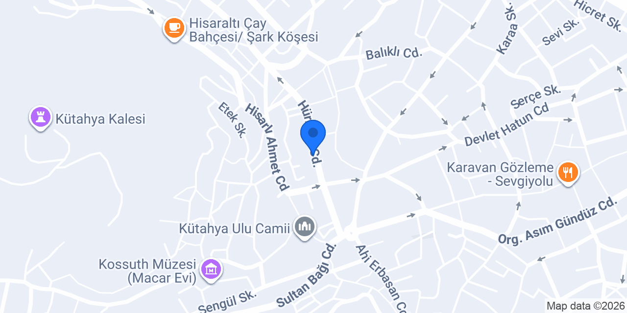 İmalatçı GÜMÜŞ Mobilya konumu