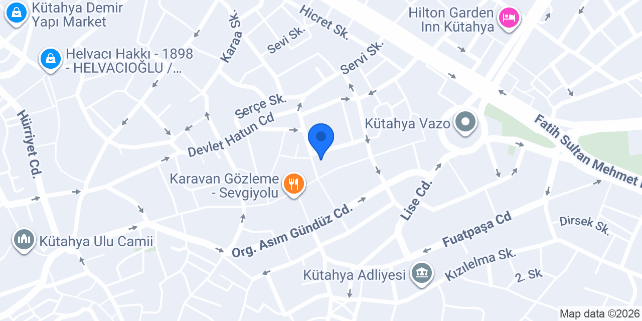 Dudu Döner konumu