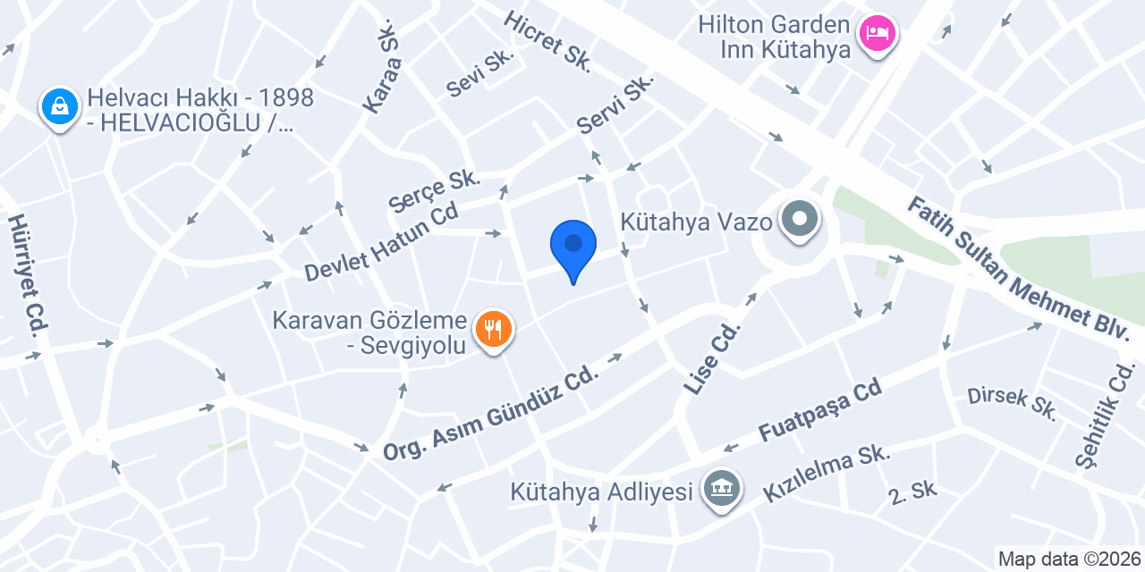 Av. İsmail DUMAN konumu