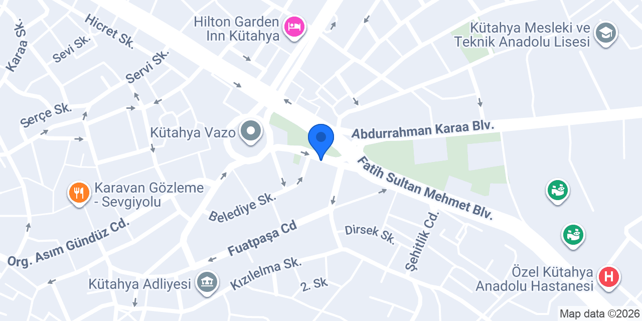 CEF YAPI MALZEMELERİ LTD ŞTİ konumu