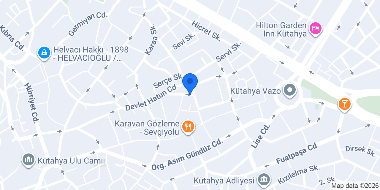 Sevgi Pastacılık konumu
