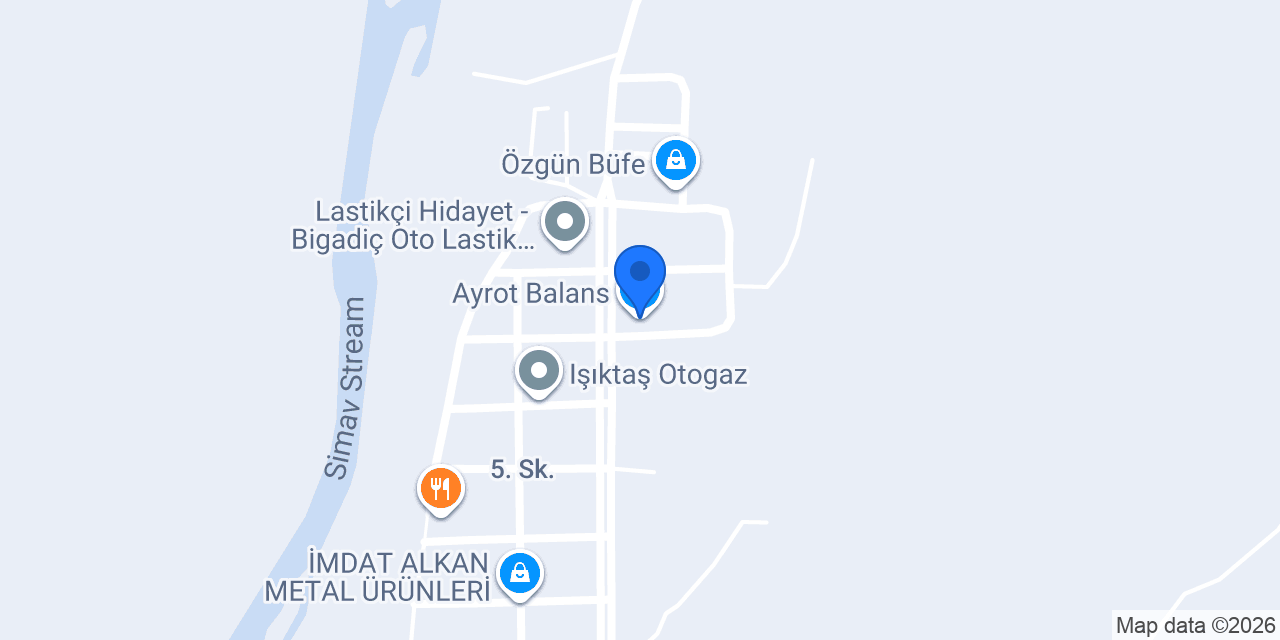 Ayrot Balans konumu