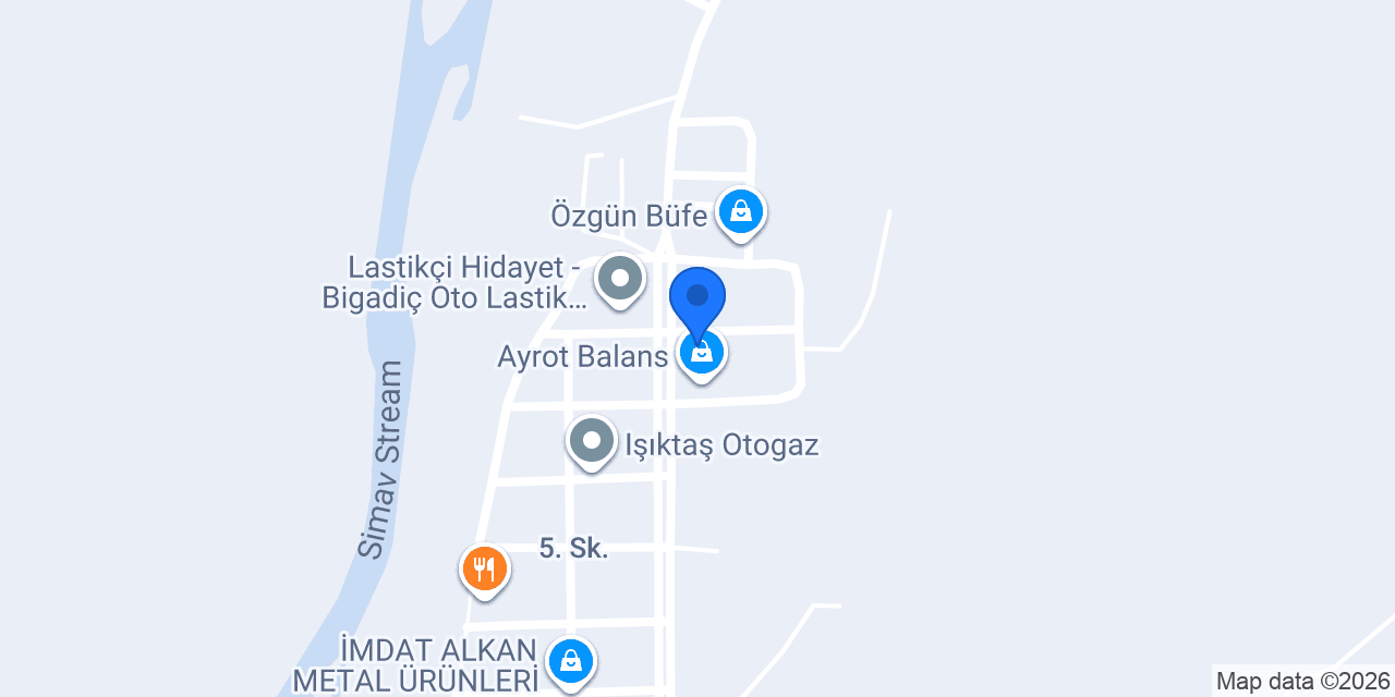 Göktaş mobilya Bigadiç konumu