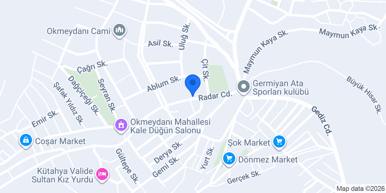Kale Büfe&Aile çay bahçesi konumu