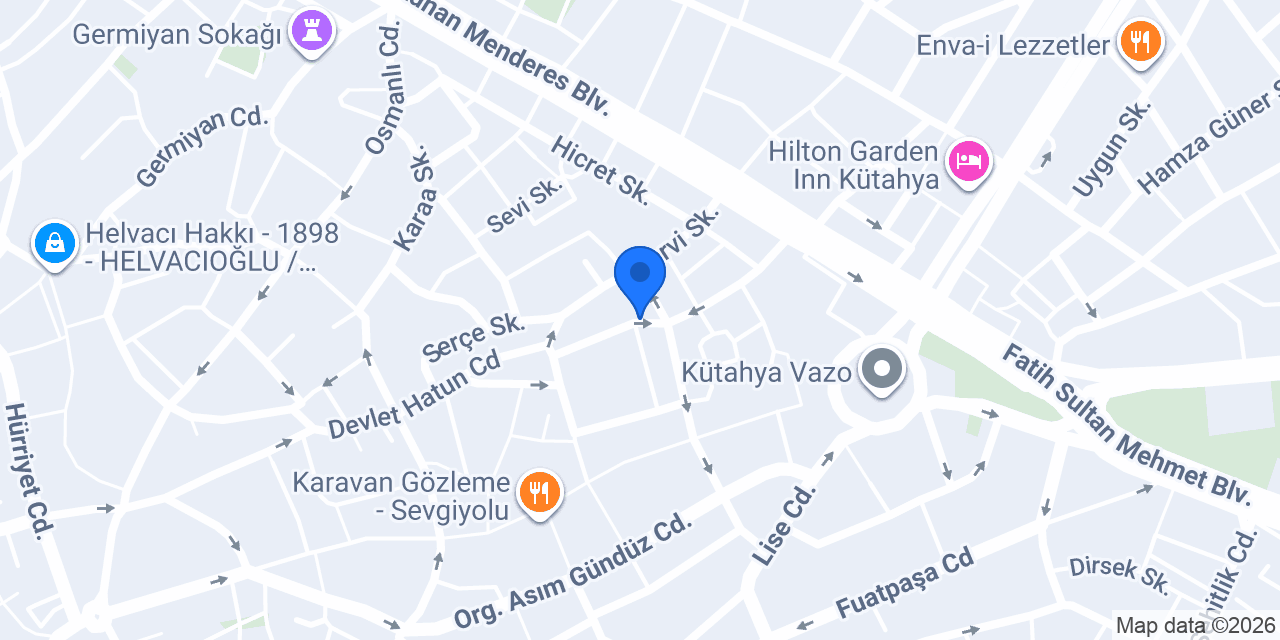 çikolatacı konumu