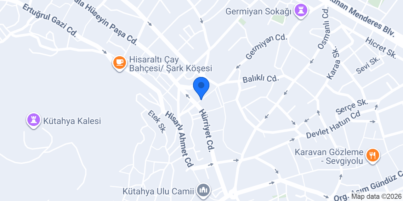 Bızdıklar kasabı konumu
