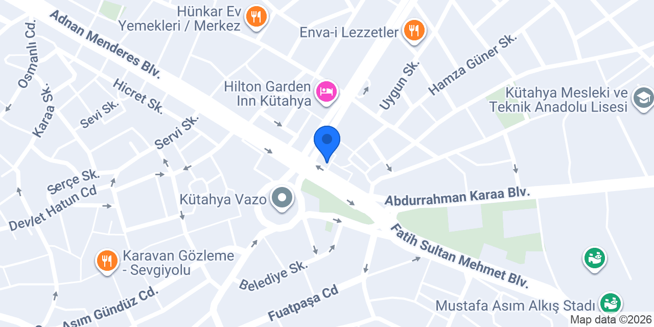 Av. Asım Okat konumu