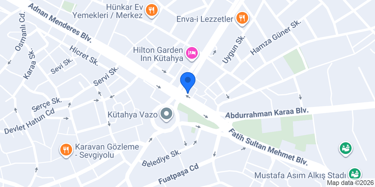 Avukat Asım OKAT konumu