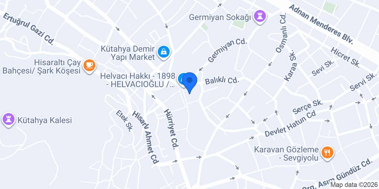 Özen Şekerleme konumu