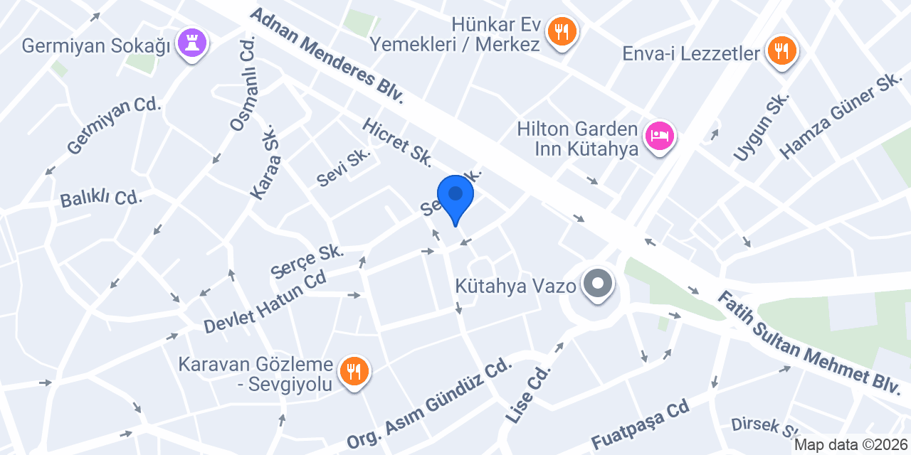 Efe Sigorta I Kütahya konumu