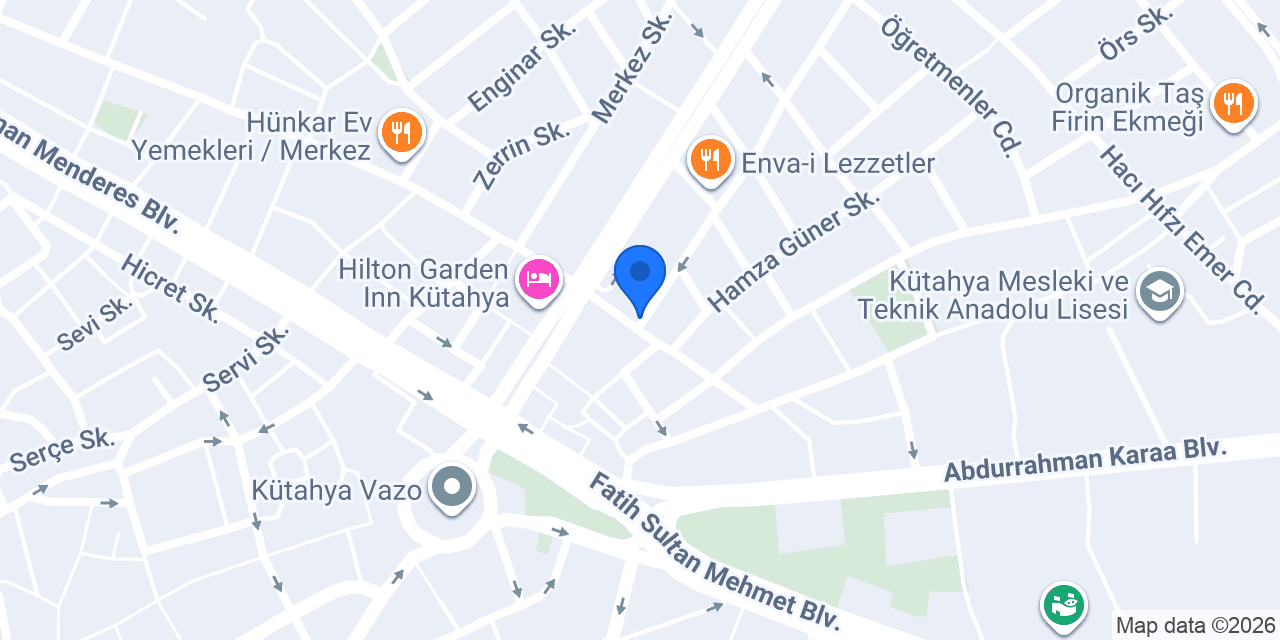 Bulvar Taksi durağı konumu