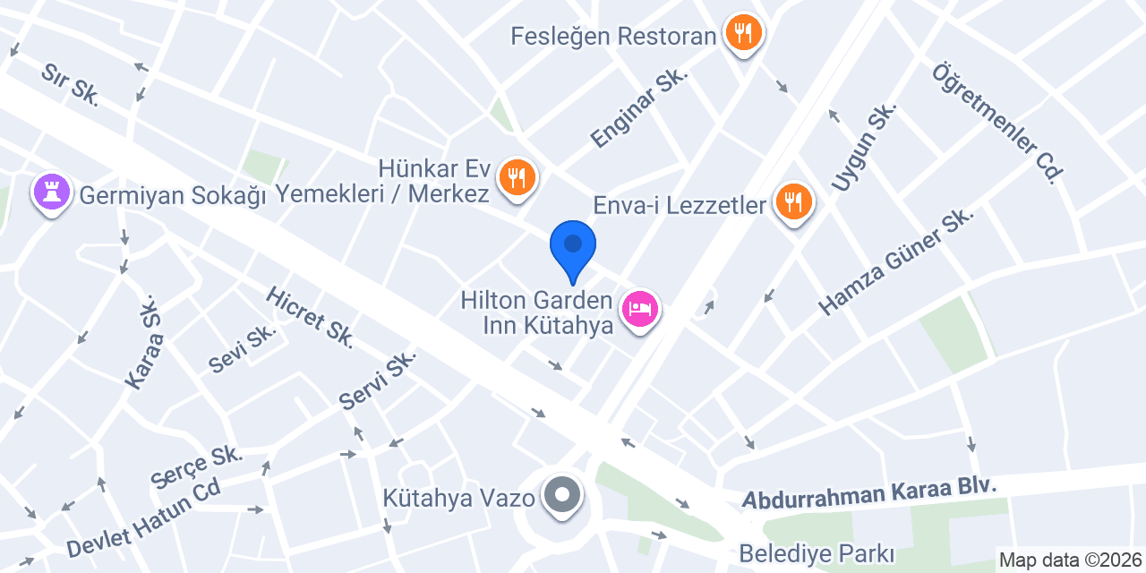 Öz Burger konumu