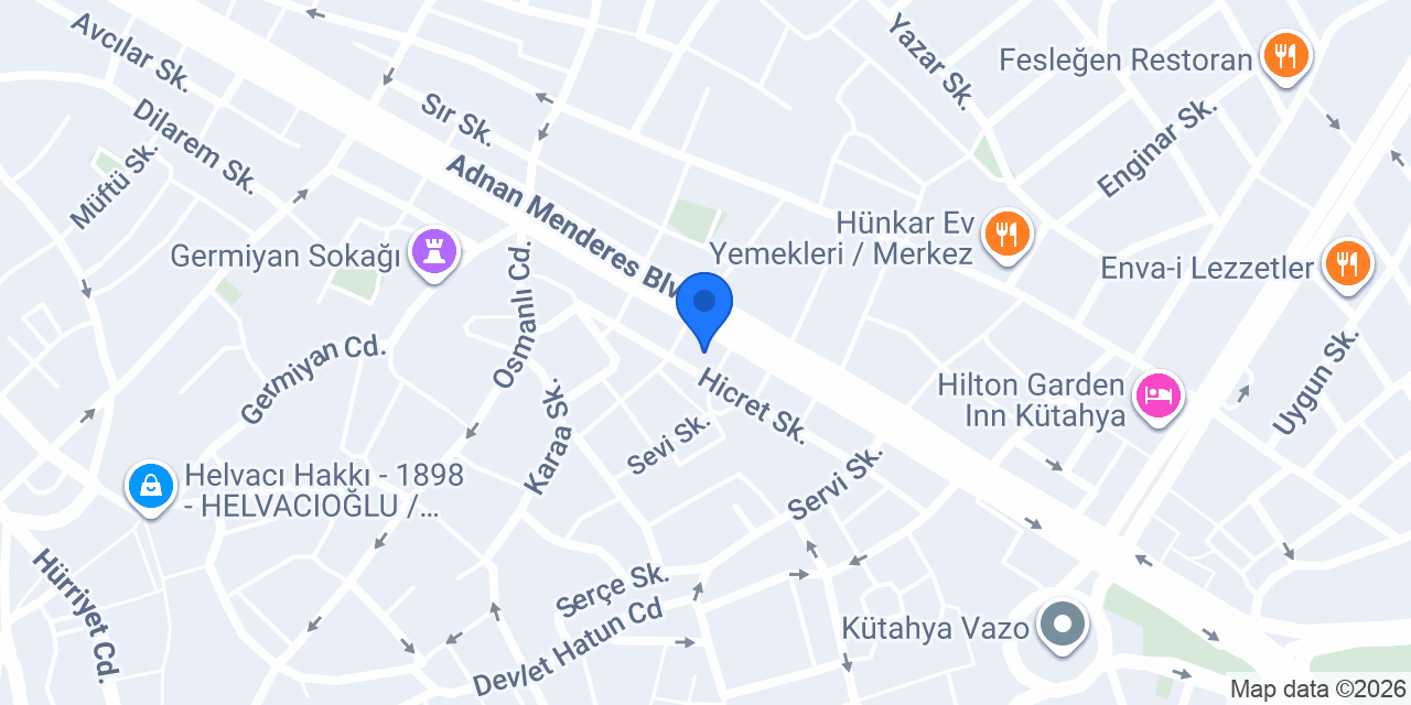 Sürat Kargo Çinikent Şube konumu