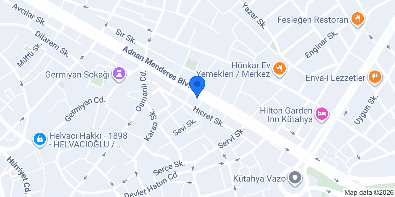 Günay Emlak konumu