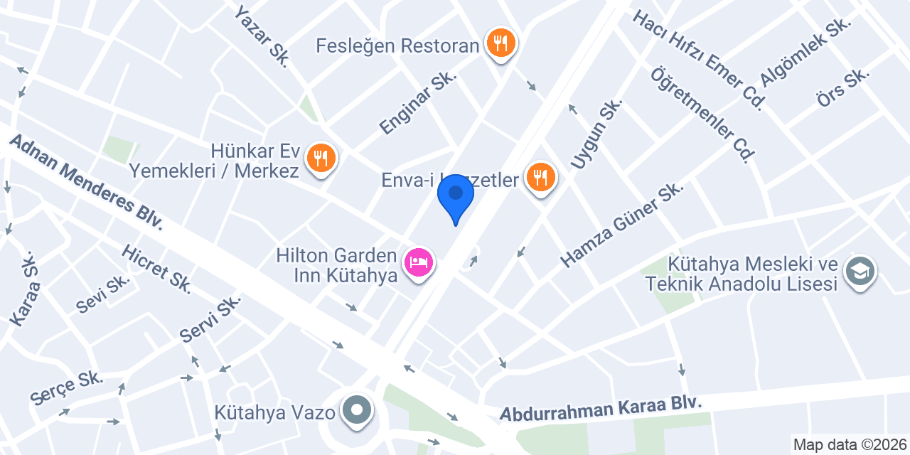 Dt. Nazlı Yoluç Köse konumu