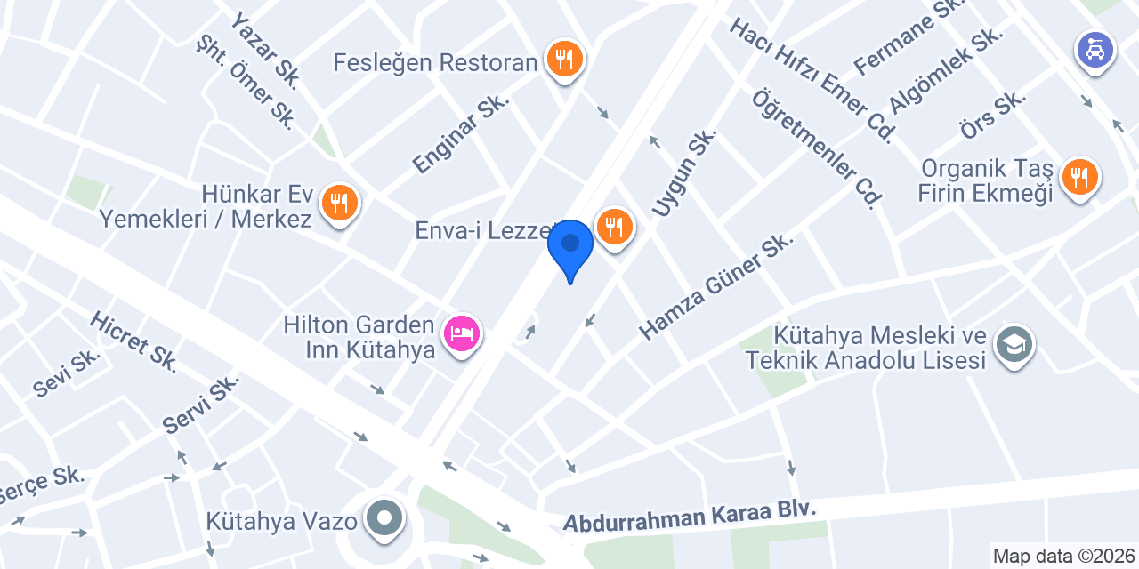 MAX Çiçek Dükkanı konumu
