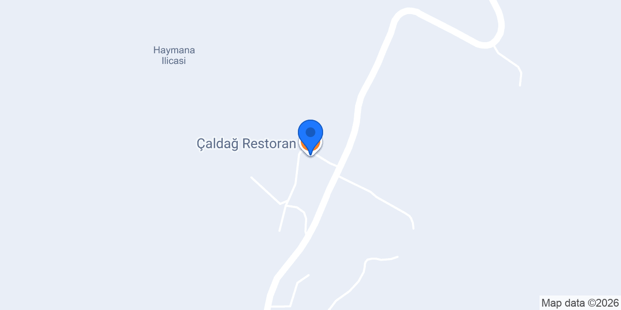 Çaldağ Restoran konumu