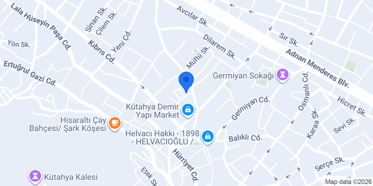 Kalem Veteriner Kliniği konumu
