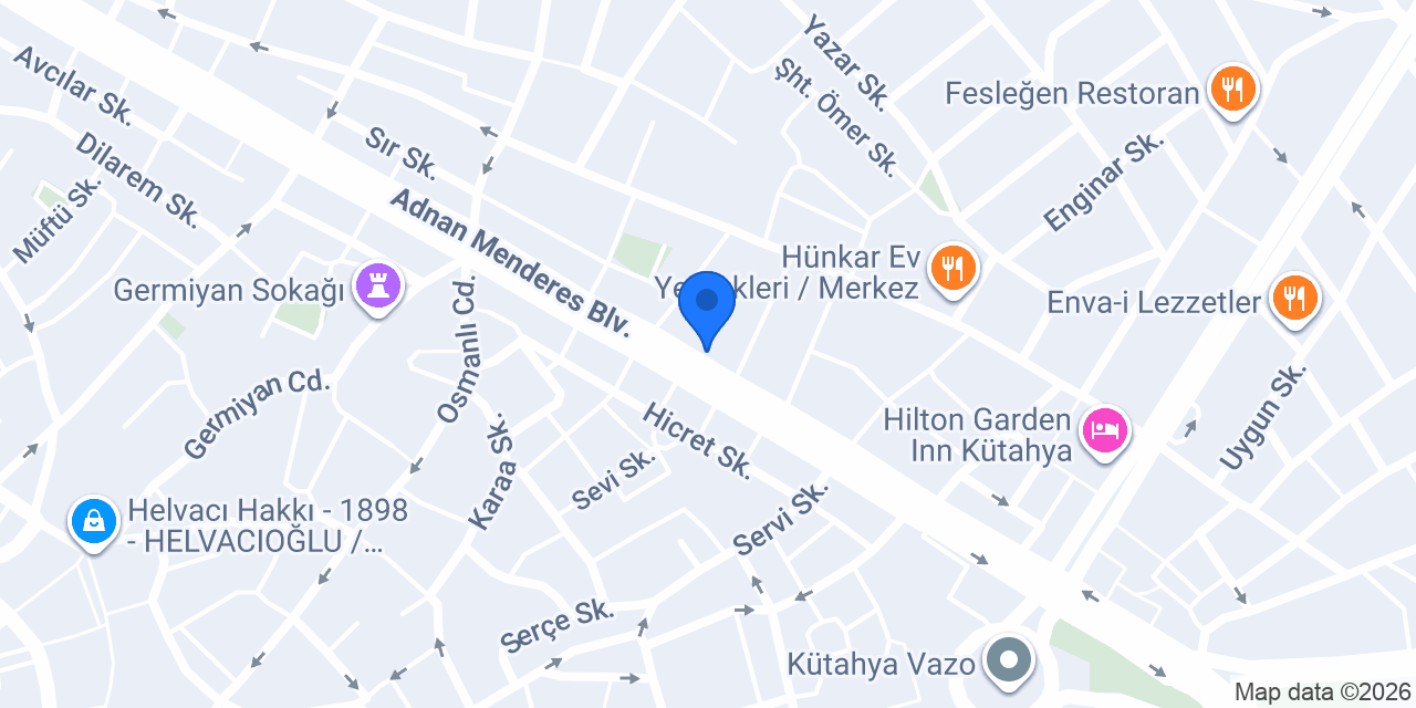 Özkahraman Elektrik konumu